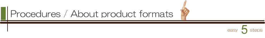procedures about product formats